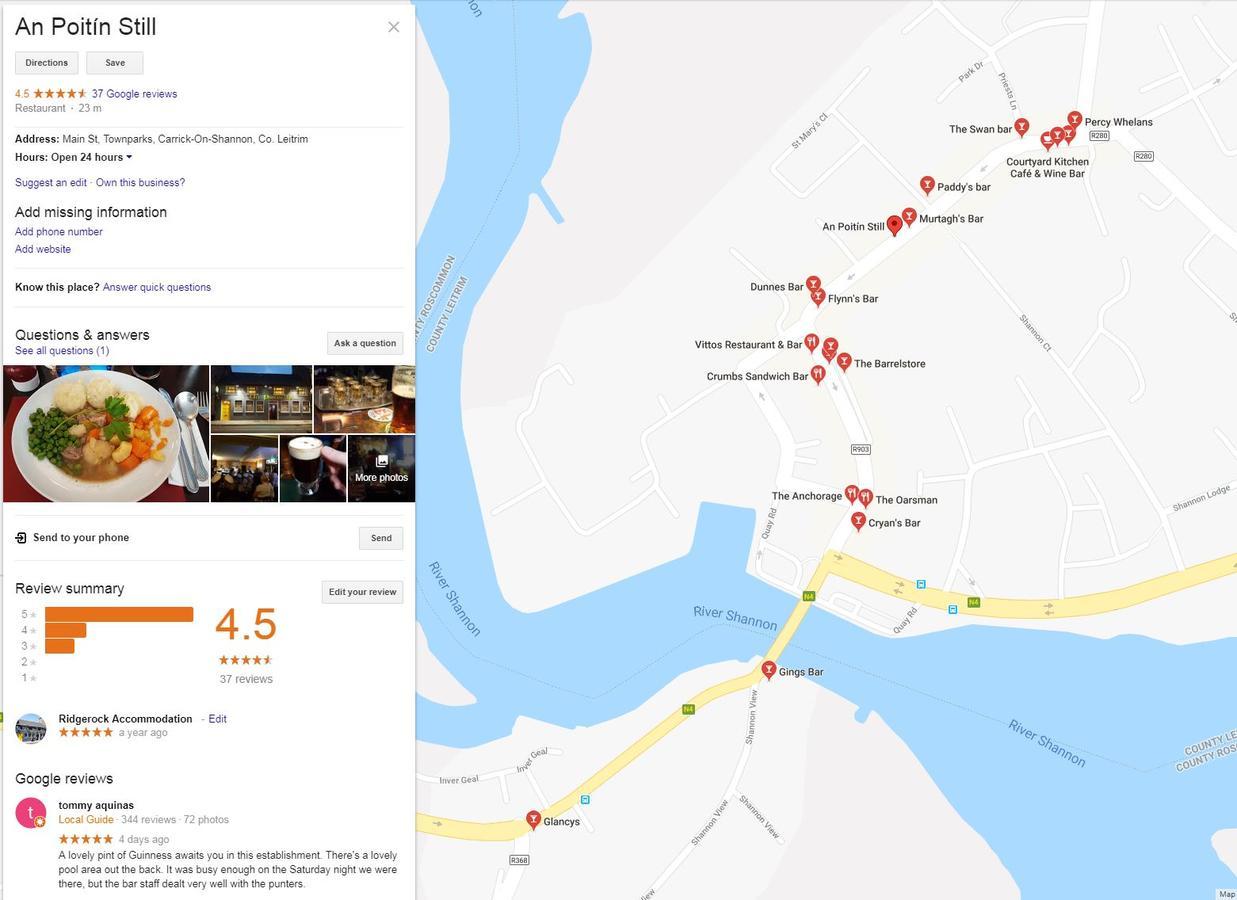 Ridge-Rock Accommodation Carrick on Shannon Eksteriør bilde