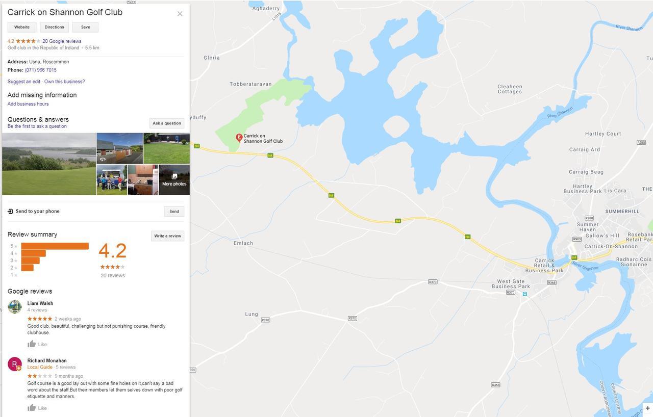 Ridge-Rock Accommodation Carrick on Shannon Eksteriør bilde